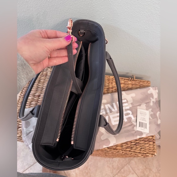 Dagne Dover Signature Tote Graphite Classic - Picture 6 of 10